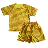 Camiseta Chelsea Portero Tercera Equipación Replica 2023-24 para niños mangas cortas (+ Pantalones cortos)